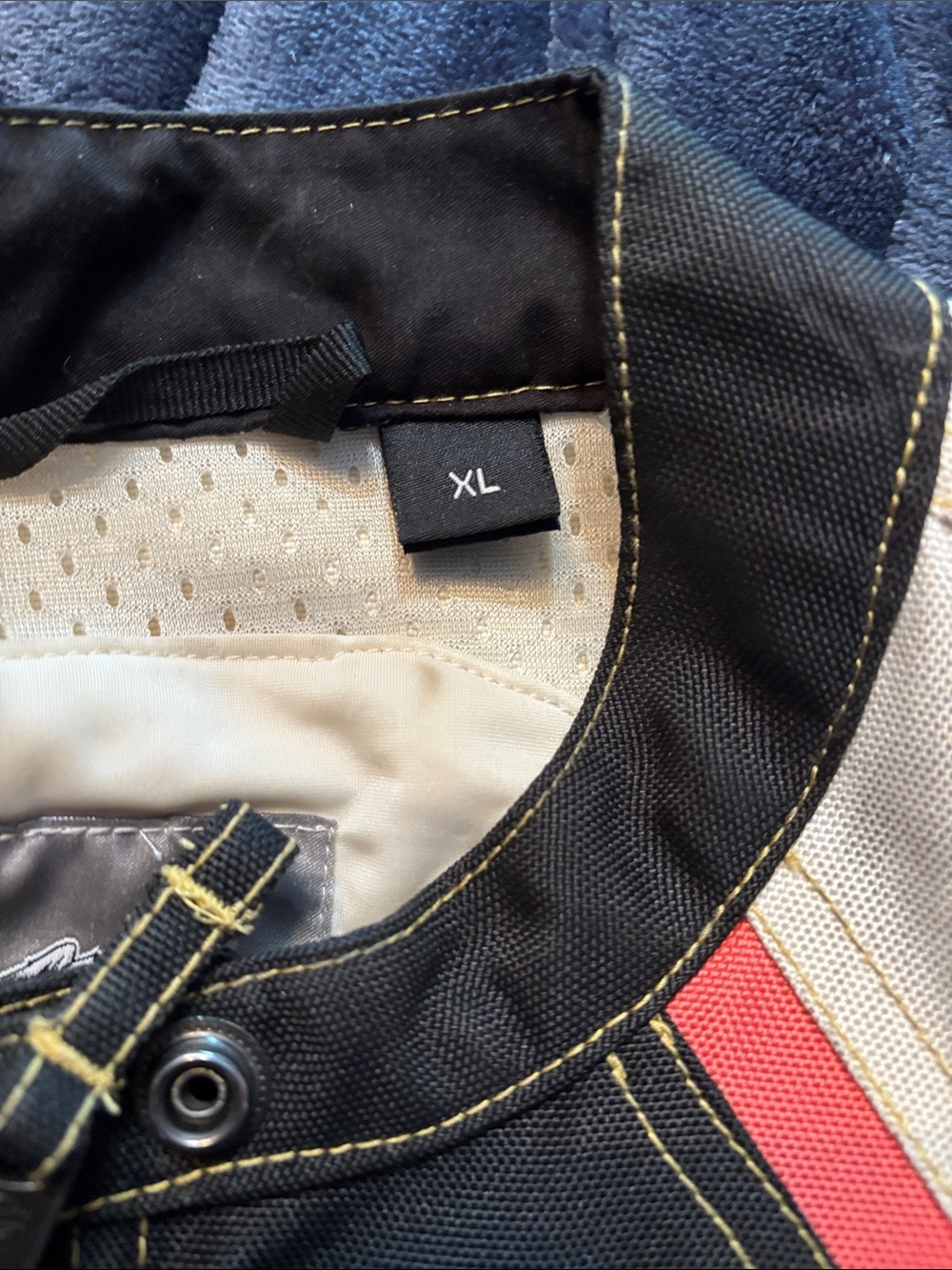 Harley-Davidson Black/peach and Cream Motorcycle Jacket - Picture 2 of 7